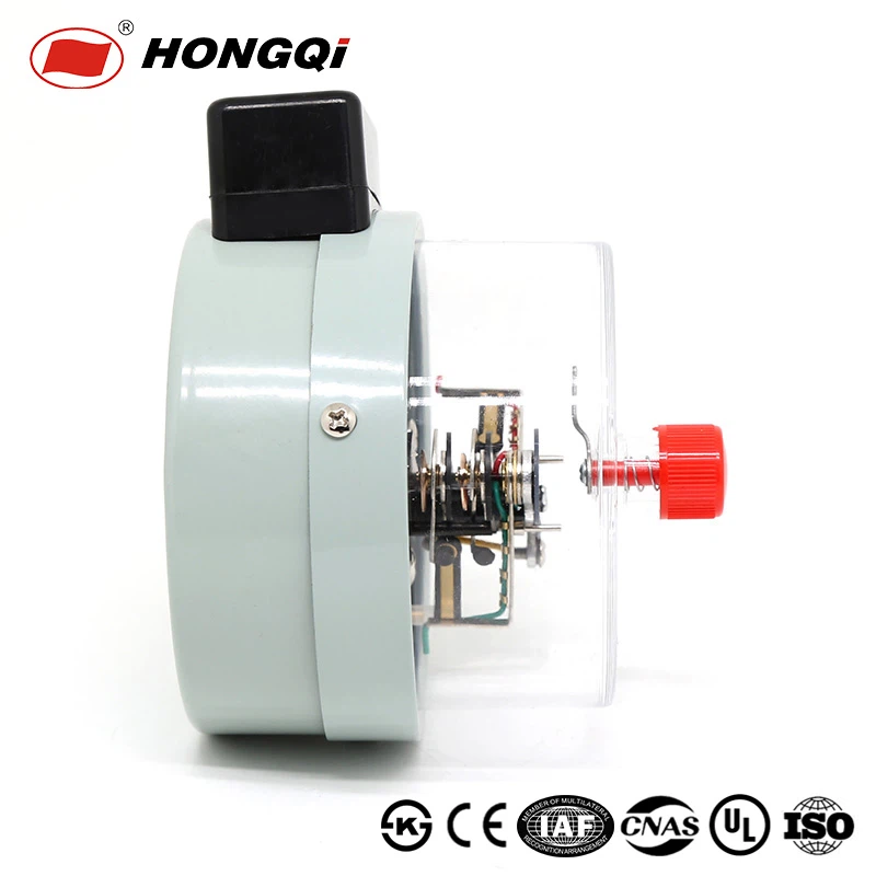 Magnetic spring electric contact pressure gauge made by Hongqi Magnetic spring electric contact pressure gauge made by Hongqi