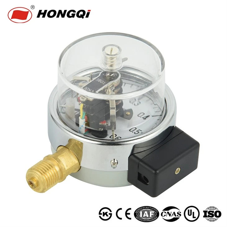 Hongqi 40mm Pressure Gauge, Magnetic-Auxiliary Electric Contact Type