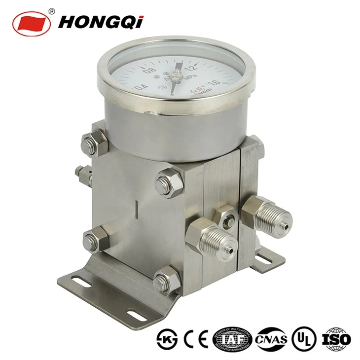 Industrial Corrosion-Resistant Stainless Steel Diaphragm Differential Pressure Gauge