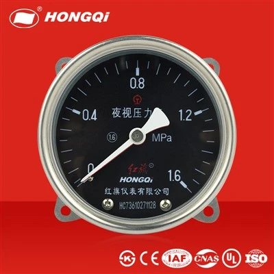 Night Vision Double Pointer Double Tube Pressure Gauge