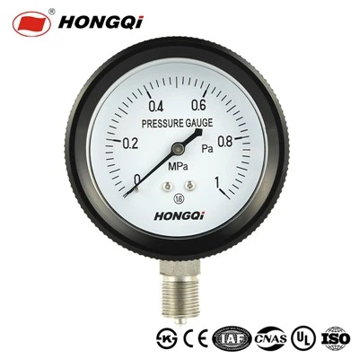 Gas Pressure Gauge With Stainless Steel Joint For General Application
