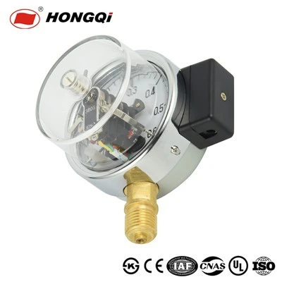 Hongqi 40mm Magnetic-Auxiliary Electric Contact Pressure Gauge