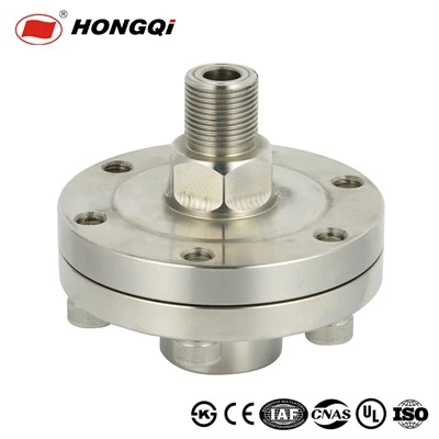 Industrial Stainless Steel Diaphragm Pressure Gauge With Flange Fitting
