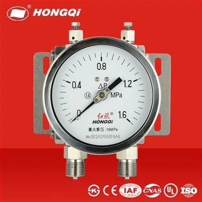 Stainless Steel Diaphragm-Sealed Differential Pressure Gauge