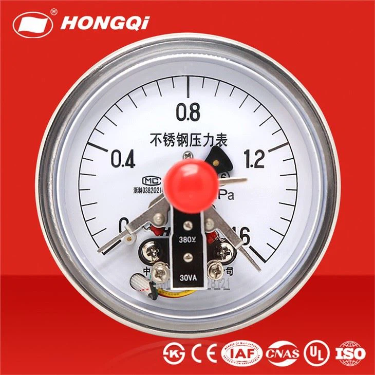 Back Mounted Electric Contact Pressure Gauges