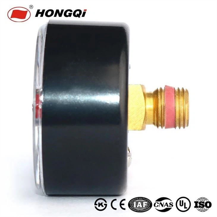 Red flag red positioning pointer pressure gauge