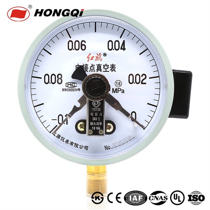 Dia150mm Electric Contact Vacuum Pressure Gauge