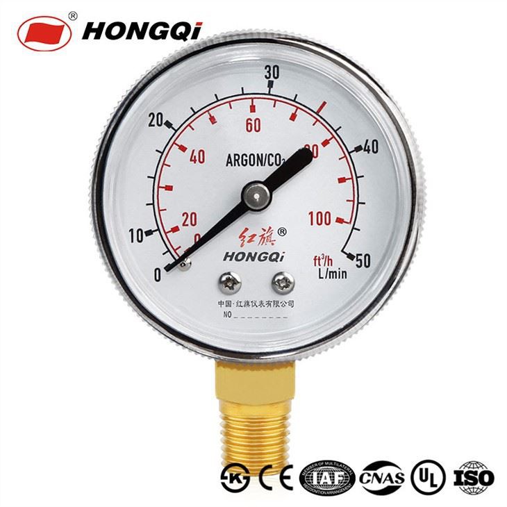 Hongqi Steel Chrome Plated Pressure Gauge