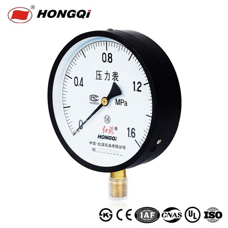 HongQi Utility Pressure Gauge Water Air Pressure Pump Gauge Factory Since 1993