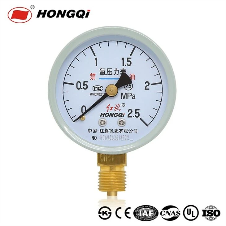 Oxygen Gas Pressure Gauge