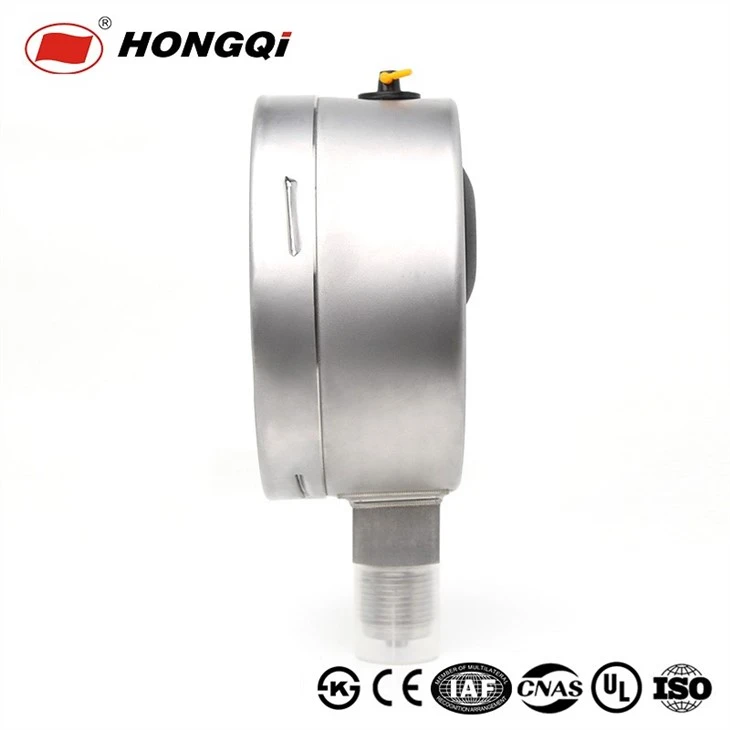 Reliable Performance Oil filled stainless steel pressure gauge Pump Instrument Accessories Manometer