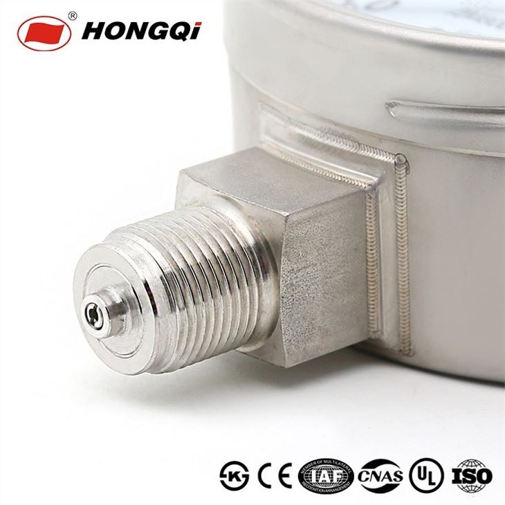 Reliable Performance Oil filled stainless steel pressure gauge Pump Instrument Accessories Manometer