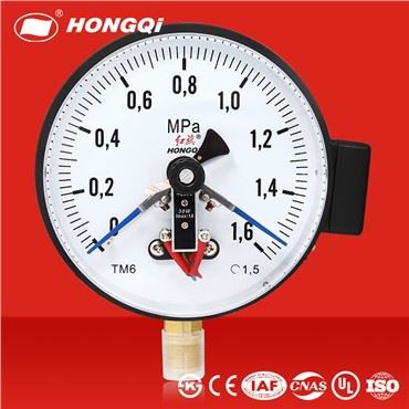 Electric Contact Pressure Gauge With Lower Limit And Higher Limit