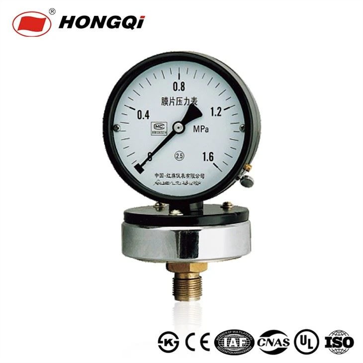 Brass Socket Diaphragm Pressure Gauge-4