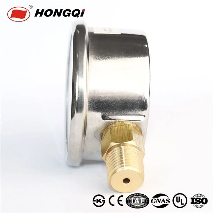 Half steel or all steel shock pressure gauges