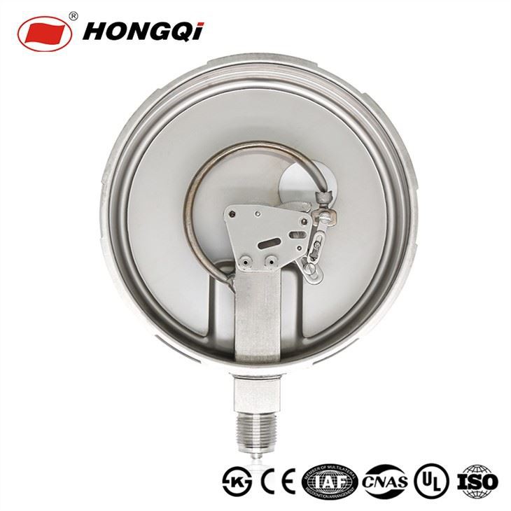 200mm(8inch) bottom connection Stainless Steel Pressure Gauge boiler pressure gauge installation engineering industry