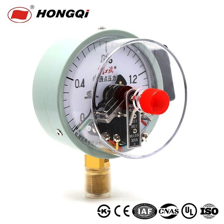 100mm Electric Contact Pressure Gauge For Industrial