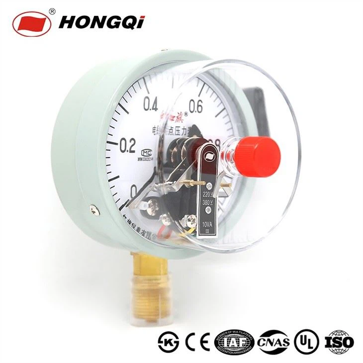 100mm OEM Design Magnetic Electric Contact Pressure Gauge