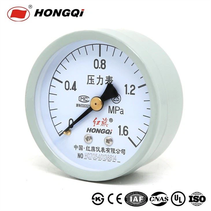 2.5Inch Gas/Oil Filled Pressure Gauge -40°c To +65°c Ambient Temperture