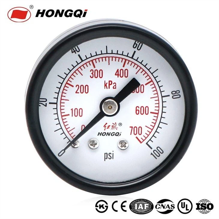 1.6inch steel pressure gauge