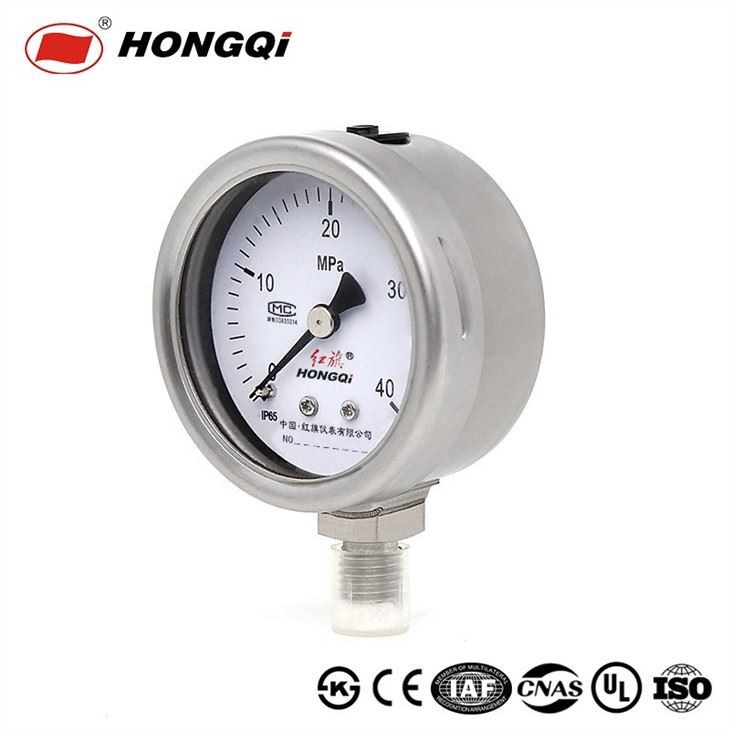 60mm Stainless Steel Anti-vibration Liquid Filled Pressure Gauge