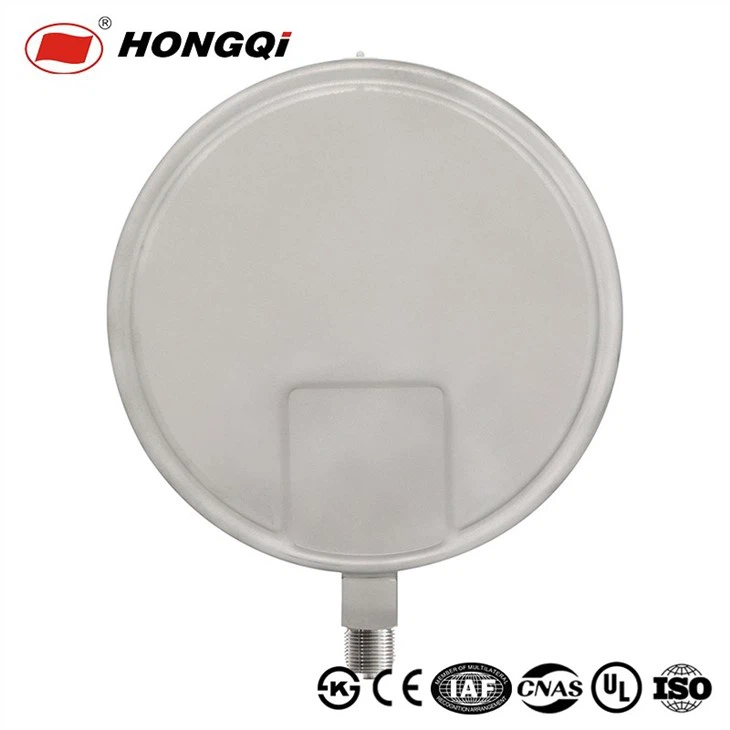 All Stainless Steel Pressure Gauge Liquid Filled Manometer Corrosion-Proof Pressure Gauge Meter Bottom Connection