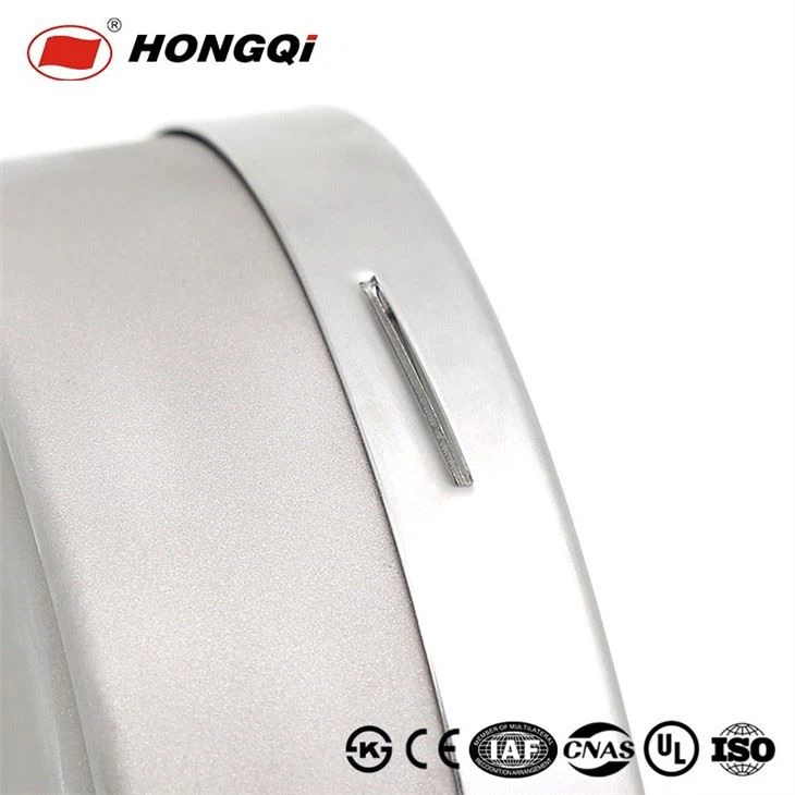 All Stainless Steel Pressure Gauge Liquid Filled Manometer Corrosion-Proof Pressure Gauge Meter Bottom Connection