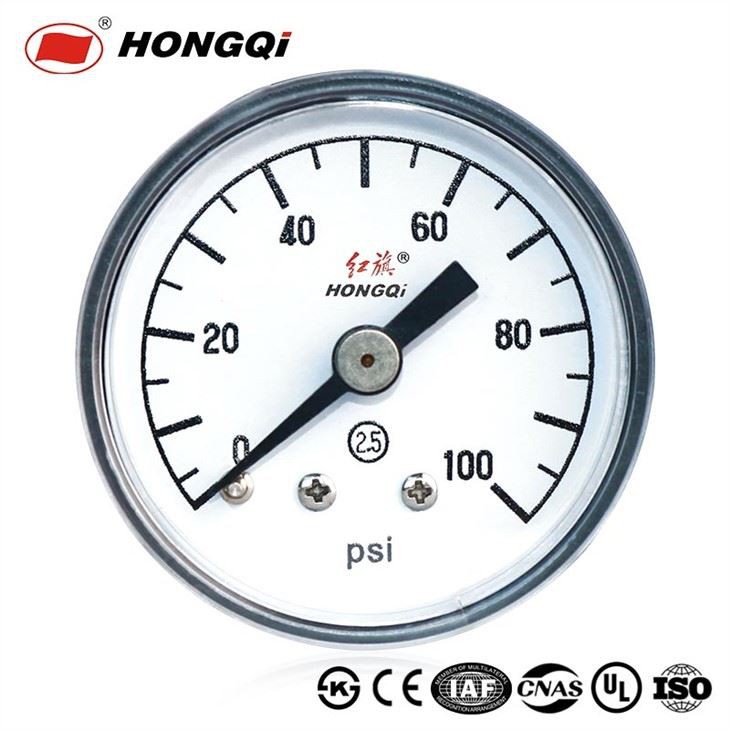 Hongqi General Axial Mounted Pressure Gauge