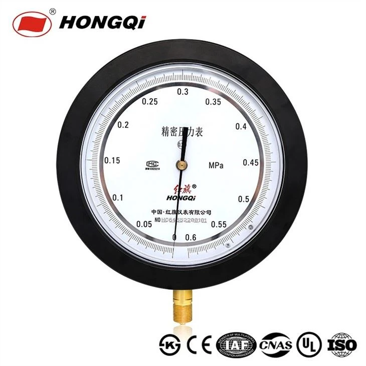Zero-setting Bottom 316 Ss Safety Glasses Pressure Gauge