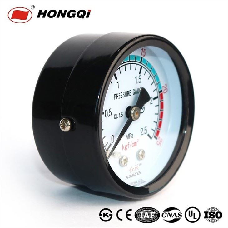 Bourdon Tube Steam Color UV Scale Pressure Gauge