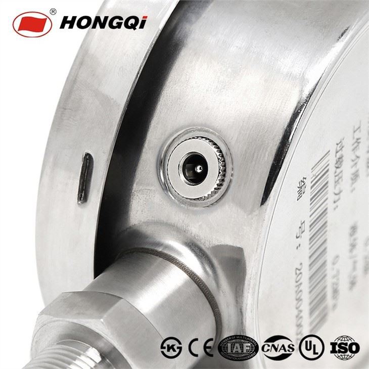 Digital Pressure Gauge With Full View LCD Screen Accuracy 0.5