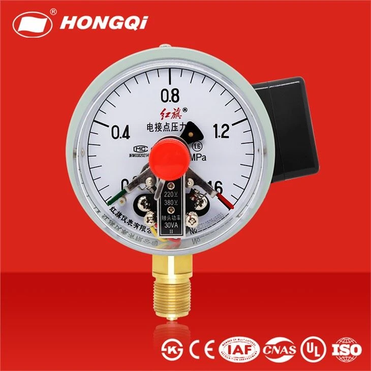 Electric Contact Stainless Steel Corrosion Resistant Case Pressure Gauge