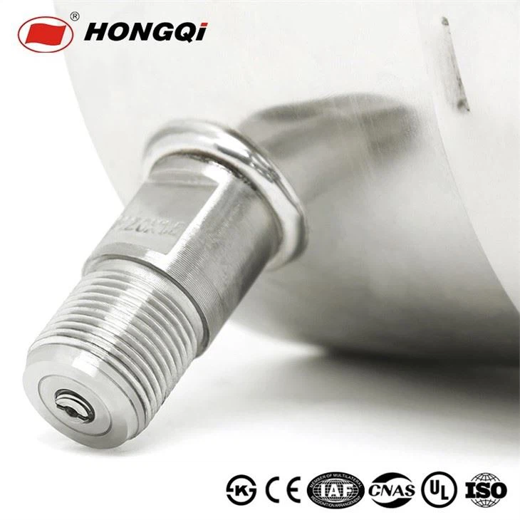 Electricity Contacts Device Oil Filled Full Stainless Steel Pressure Gauge