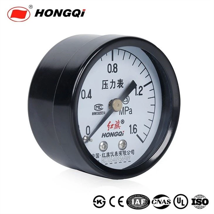 Hongqi Y-40z With Back Connection Pressure Meter With CE/ISO/UL/Ks
