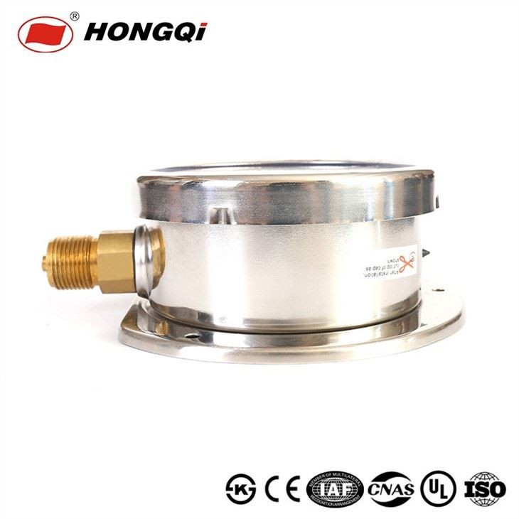 Liquid Filled Bottom Pressure Gauge Dial 2.5