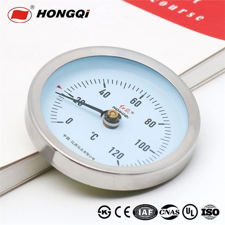 Dia63mm 2.4inch Pointer type mechanical thermometer