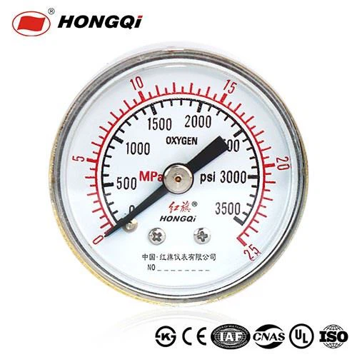 Oil Filled Pressure Gauge With Painted Steel Case