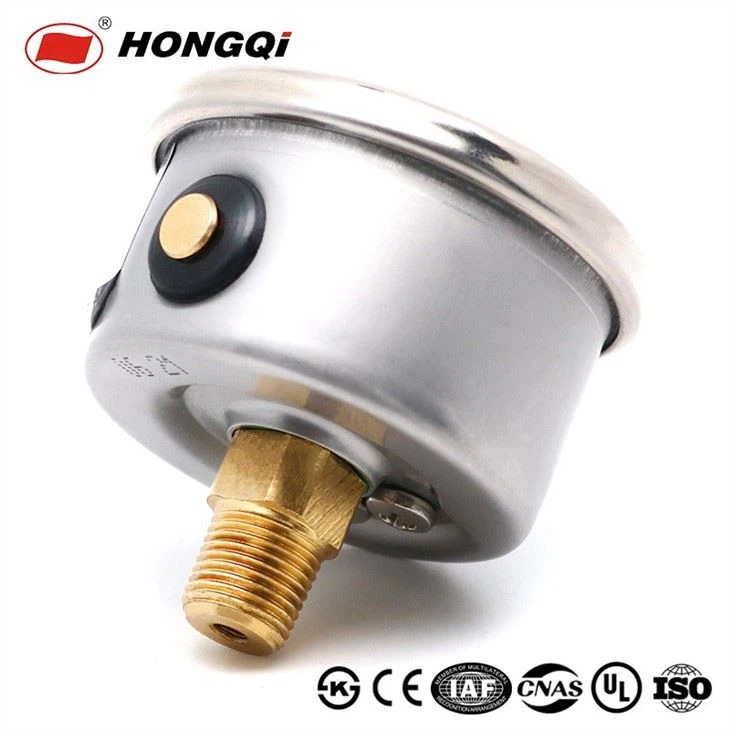 Liquid-Filled Pressure Gauge, 14 NPT Back Mount