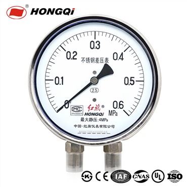 Gas Filled SS Differential Pressure Meter With Full Stainless Steel