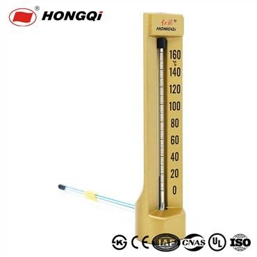Plastic Sleeve Glass Thermometer For Industrial Pipes