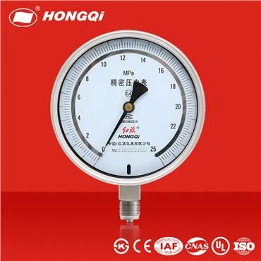 Precision Pressure Gauge With Bourdon Tube Testing Manometer