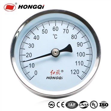 Stainless Steel Case Bimetal Cooking Thermometer For Industrial