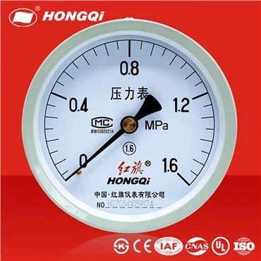 Y-100Z Back Connection Bourdon Tube Pressure Gauge