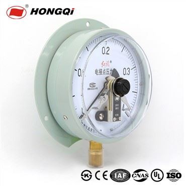 YX-150T Electric Contact Vacuum Pressure Gauge With Flange