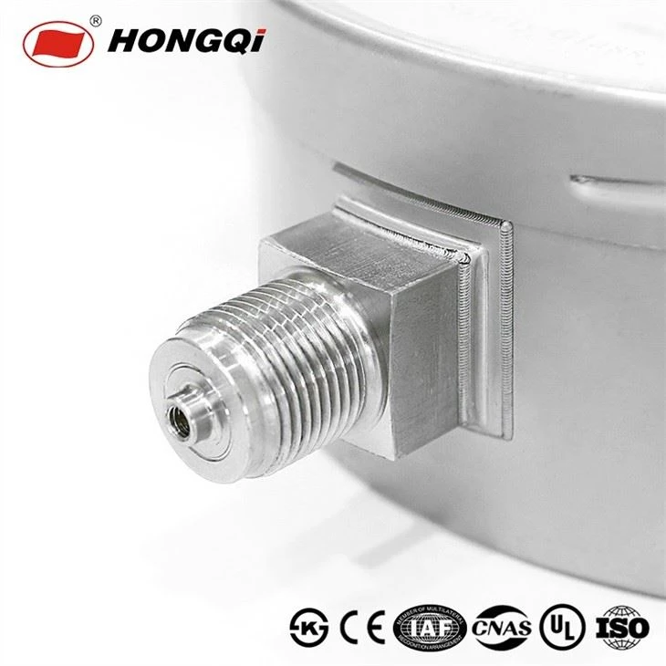 Stainless Steel Safety Pressure Gauge With Explosion Proof Double-Layer Safety Glass