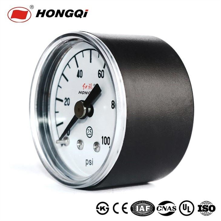 Steel Case Pressure Gauge With Brass Internals