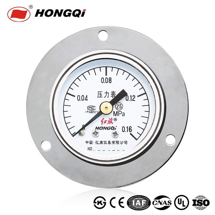 Y-Series 40mm Pressure Gauges Back Connection From 0-0.16MPa