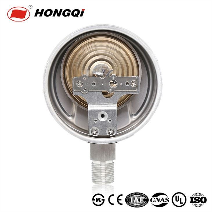 YE-100B Capsule Pressure Gauge Oil-Filled / Gas / Shock-Proof