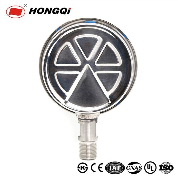 YE-100B Capsule Pressure Gauge Oil-Filled / Gas / Shock-Proof