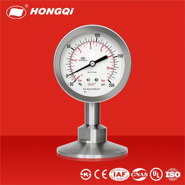 Stainless Steel Hygeian Diaphragm Pressure Gauge
